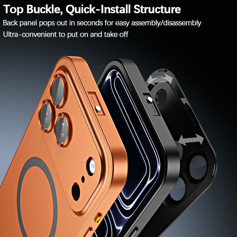 iPhone Metal Frame Magnetic Case
